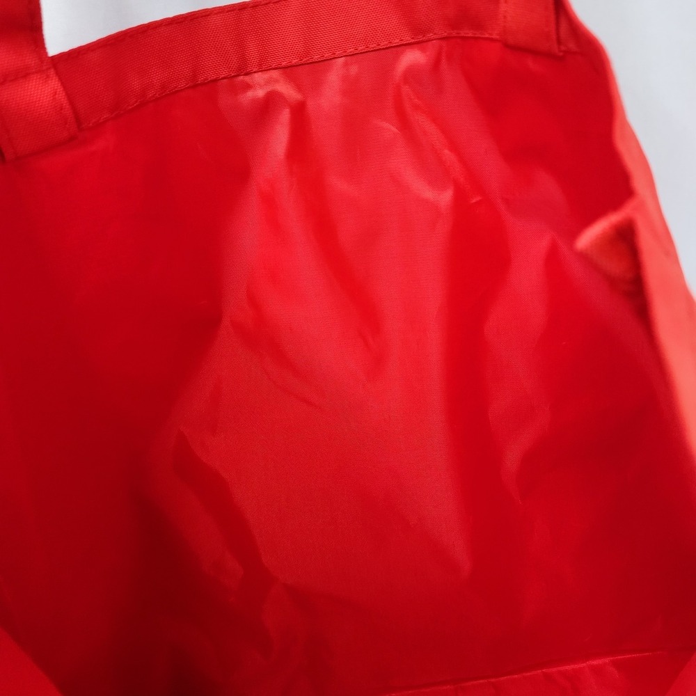 Johnson & Johnson Logo Red Tote Bag Weekend Grocery Shopping Beach 17.5" x 15.5" - Picture 7 of 8